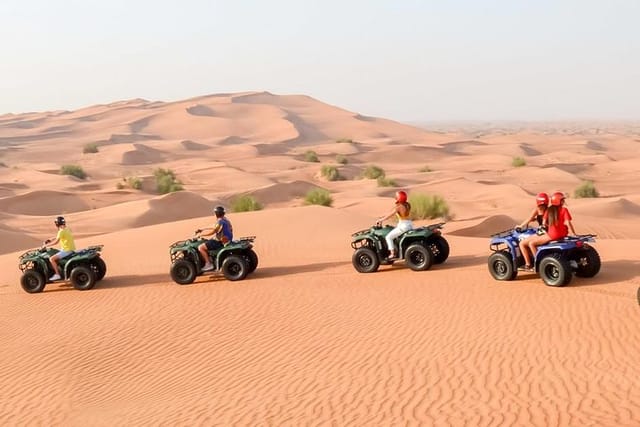 Abu Dhabi 30 minutes Quad Bike Self-drive with Sunset Desert Safari - Photo 1 of 7